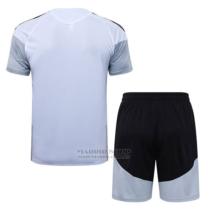 Chandal del Real Madrid Manga Corta 2025-2026 Blanco - Pantalon Corto